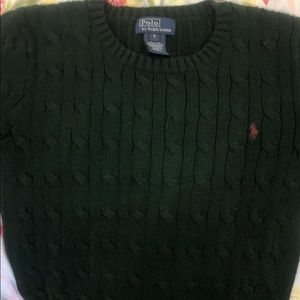 Hunter green Ralph Lauren boys sweater